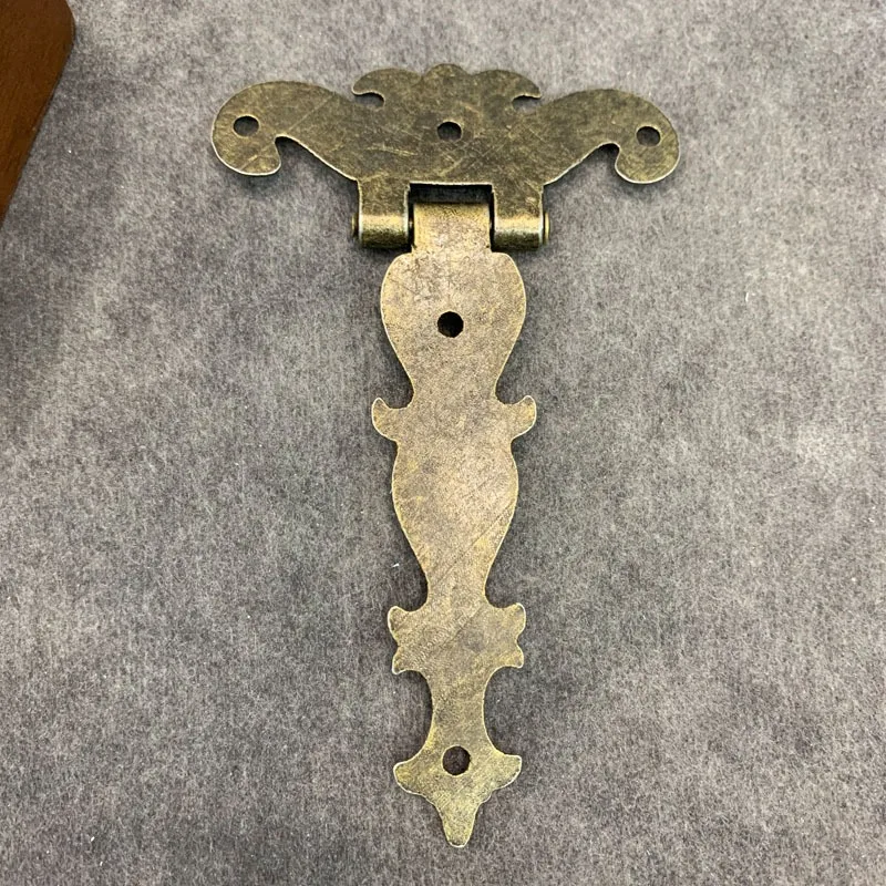 Bisagras Antiguas De Aleación De Zinc - Bisagras Decorativas Talladas Retro Bisagras En Forma De T Para Puertas Armarios Y Joyeros Blanco 6 Piezas 80790478