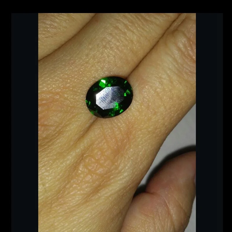 Natural Emerald 8×10mm Oval Cut 6.50 Carat Gemstones Emerald VVS Gem Jewelry Diy 4