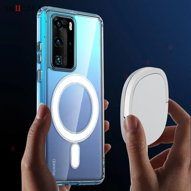 Charging Case Huawei P30 Pro Qi Cell Phones Magnetic Case Huawei