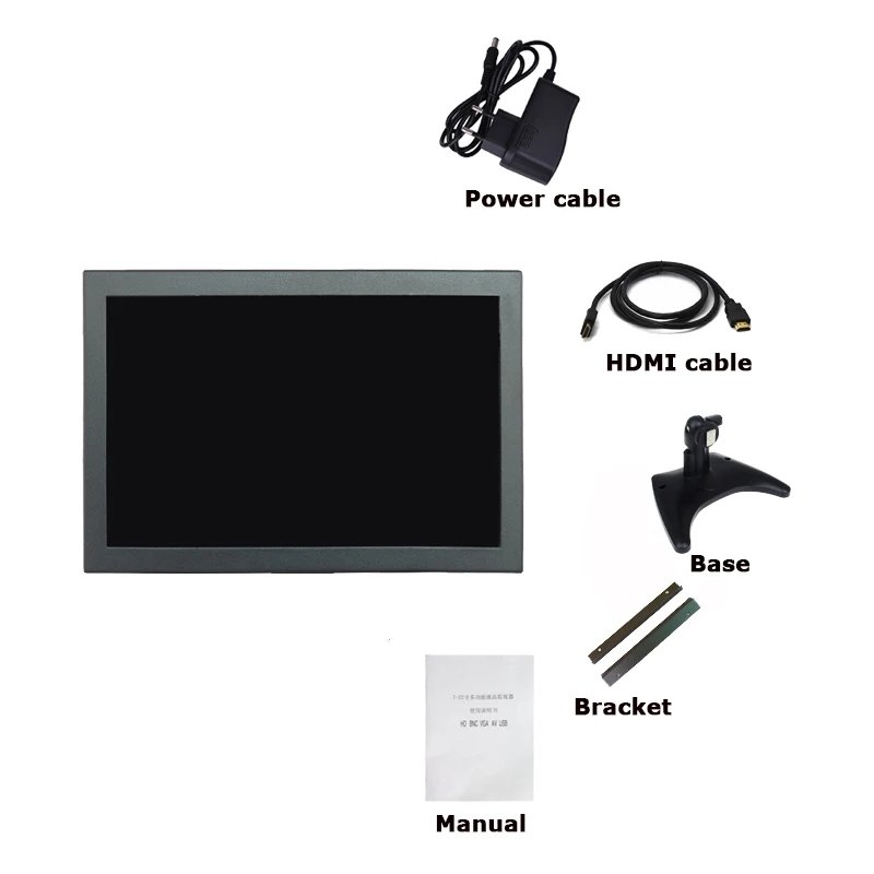 ZHIXIANDA-10 10.1 ġ   Ӻ LCD  1920*1200 ػ HDMI BNC VGA AV ̽