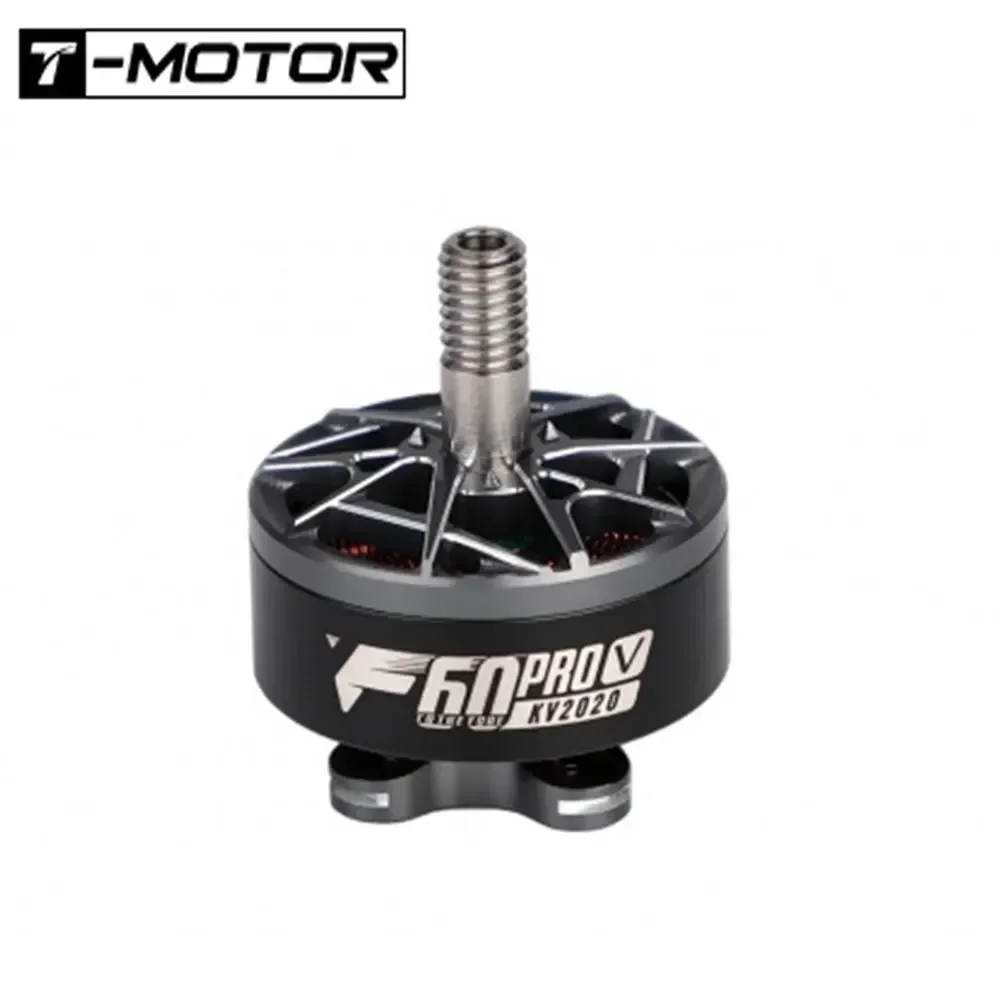 Бесщеточный двигатель T-Motor F60 PRO V 1750/1950/2020/2550KV — титановый вал 4 мм для дронов FPV Racing и фристайла 5–6S thumbnail 2