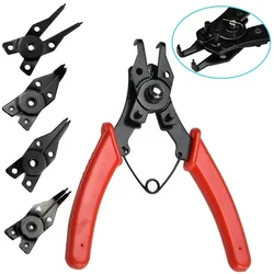 Multipurpose 4 - In - 1 Snap Ring Pliers Set with Removable Heads (4 in 1)
