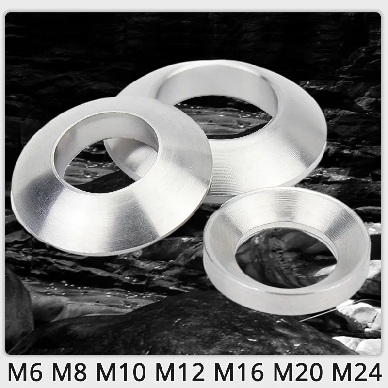 M6M8M10M12M16M20M24ConicalSolidCountersunkWasher304StainlessSteelSphericalGasket.jpg