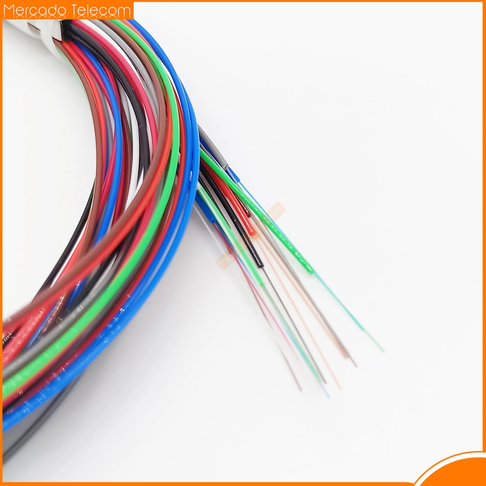 10pcs/lot 0.9mm Steel Tube Fiber Optic PLC Splitter 1x2 1x4 1x8 1x16 No Connector Mini 1*8 Fbt Splitter Fbt Coupler