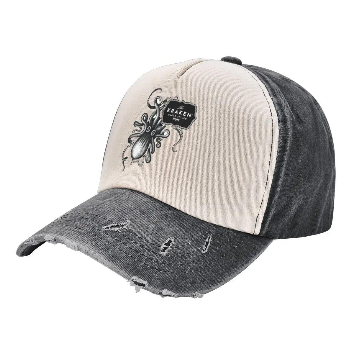 Kraken Rum Un Cappello Da Baseball Lavato