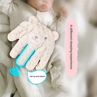 Cartoon Bear Baby Sleep Aid Newborn Soothing Pillow Comforting Hand Detachable with Remote for Comfortable Newborns Sleeping 3