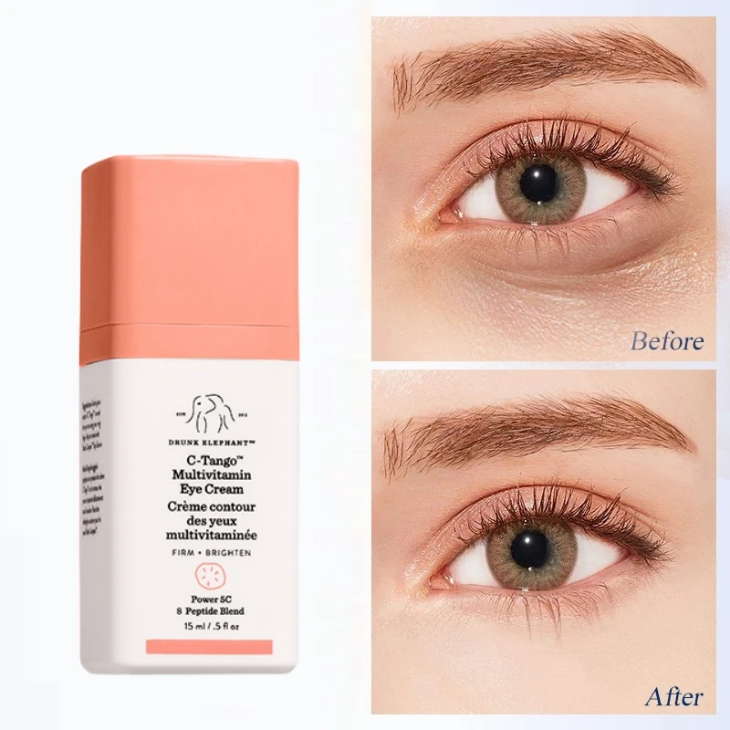 

Drunk Elephant C-Tango Multivitamin Eye Cream Brighten Under Eye Fade Black Circles Firming Reduce Fine Lines Anti-Wrinkle 15ml