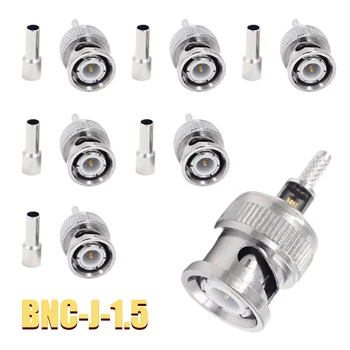BNC-J-1.5 Nickelplated Adapter for RG174 RG316 LMR100 Cable