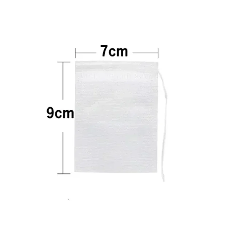 Eco-Friendly Disposable Non-Woven Fabric Tea Infuser Bags with String Seal