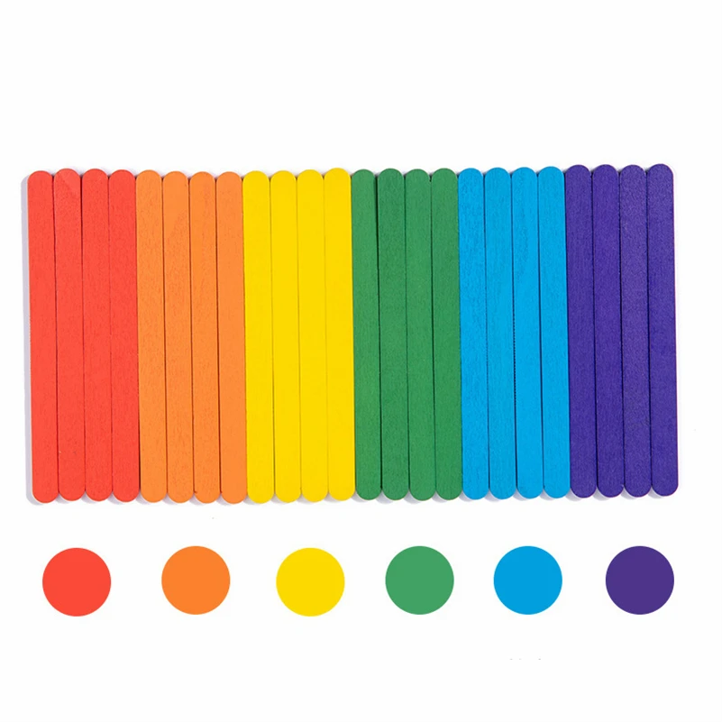 

Материалы Монтессори, разноцветные палочки, палочки, сенсорные цвета, Обучающие Развивающие игрушки для детей, средства для мелкой моторики H44Y