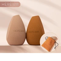 2-Color Makeup Sponge Professional Puff Beauty Tool With Storage Bag Healthy Latex Soft Wet And Dry Women Cosmetic 1