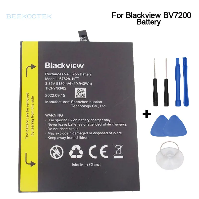 

Blackview BV7200 Battery New Original Inner Built In Cellphone Battery Repair Accessories For Blackview BV7200 Smart Phone