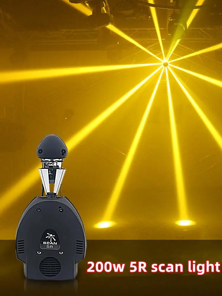 LED stage beam 200W 230w 5R 7r  scanning light  8-sided prism spotlight high quality rotating light  Dxm512 professional DJ bar