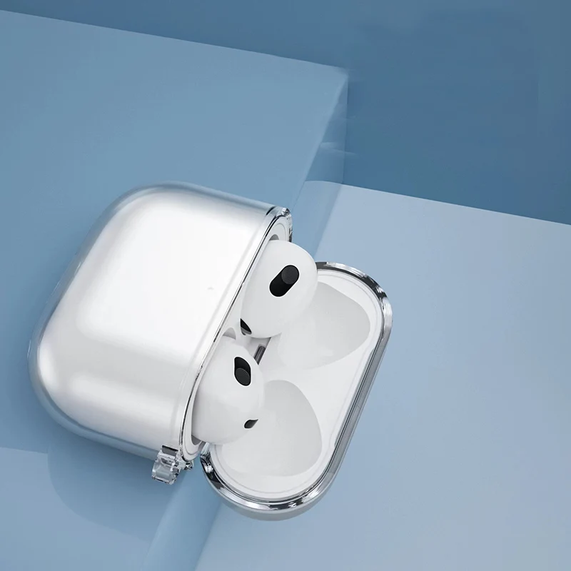 Transparent TPU Shockproof Earphone Case For Airpods Protective Accessories