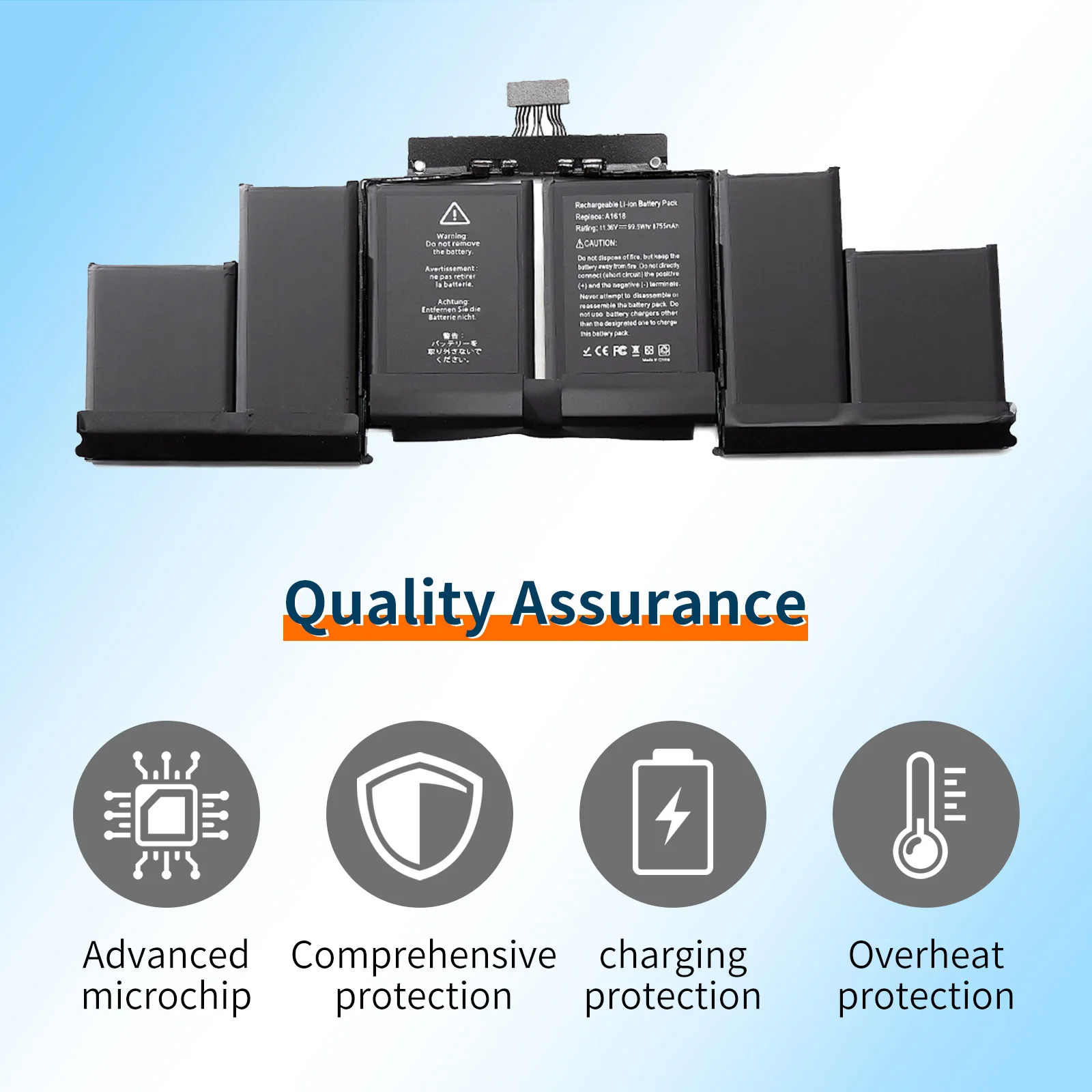 Рисунок 2 - Аккумулятор BVBH A1618 для Apple MacBook Pro