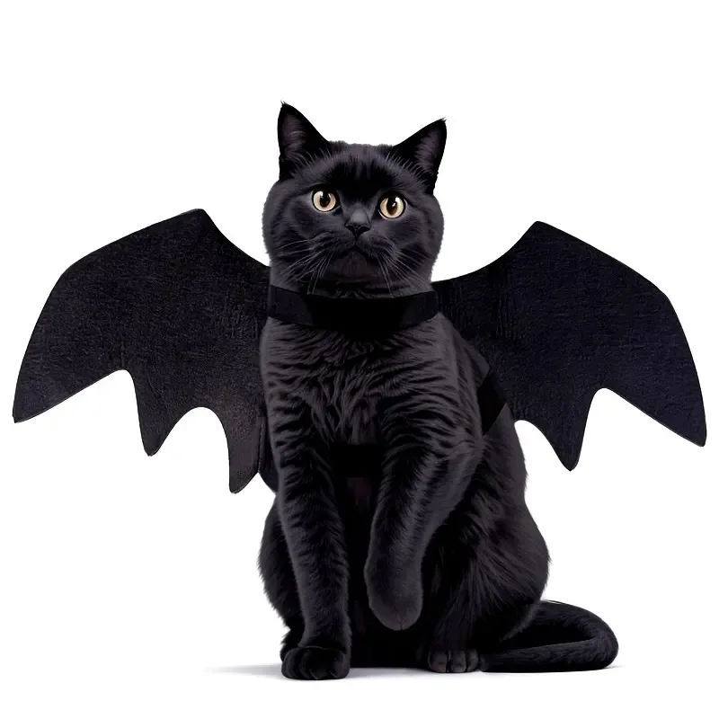 Pet Bat Wings Costume with Adjustable Straps for Cats and Dogs