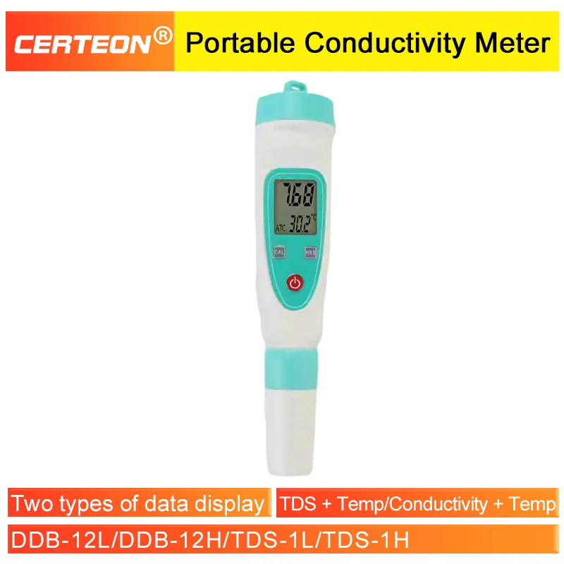 Water quality detector Water tester PH meter TDS Meter Pen-Type Digital Water Quality Tester Conductivity and Salinity Meter pH Tester for Drinking Water and Aquariums
