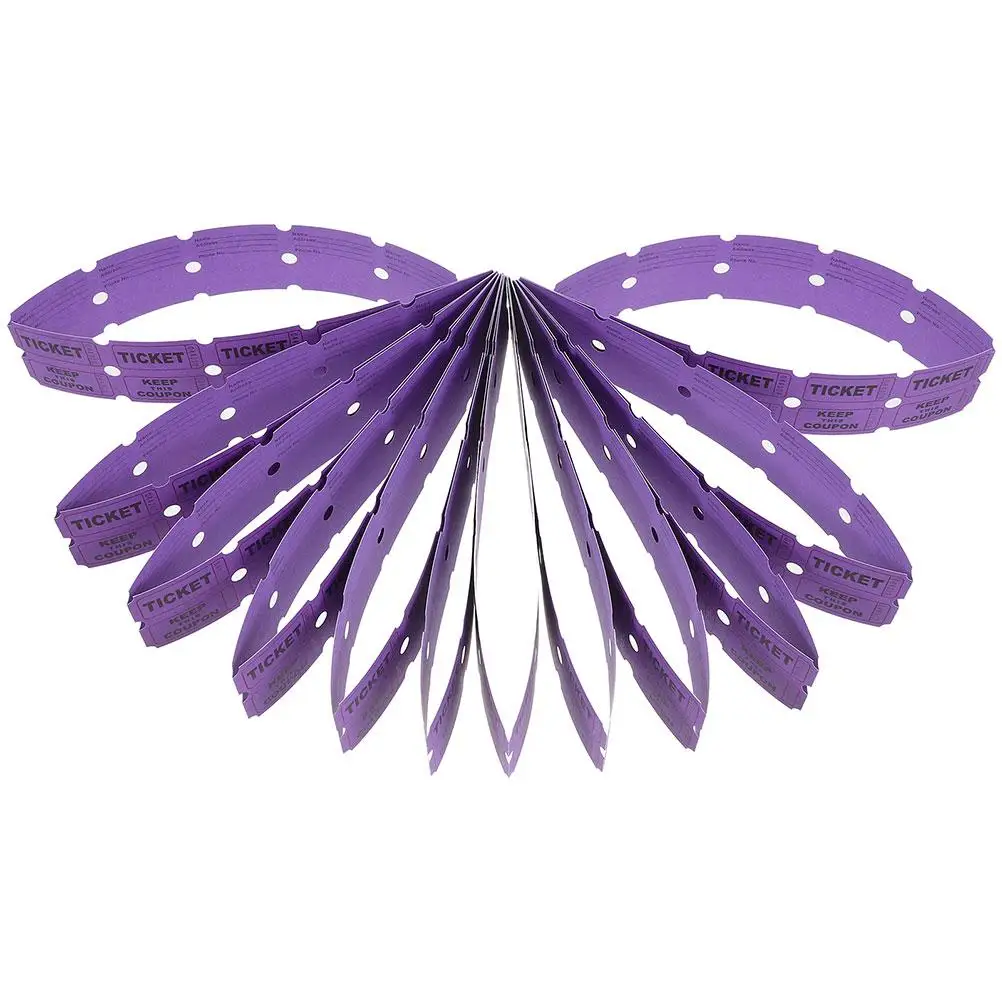 200 Pcs Raffle Ticket Paper Tickets Bulk Event Concert Party for Classroom Events 6