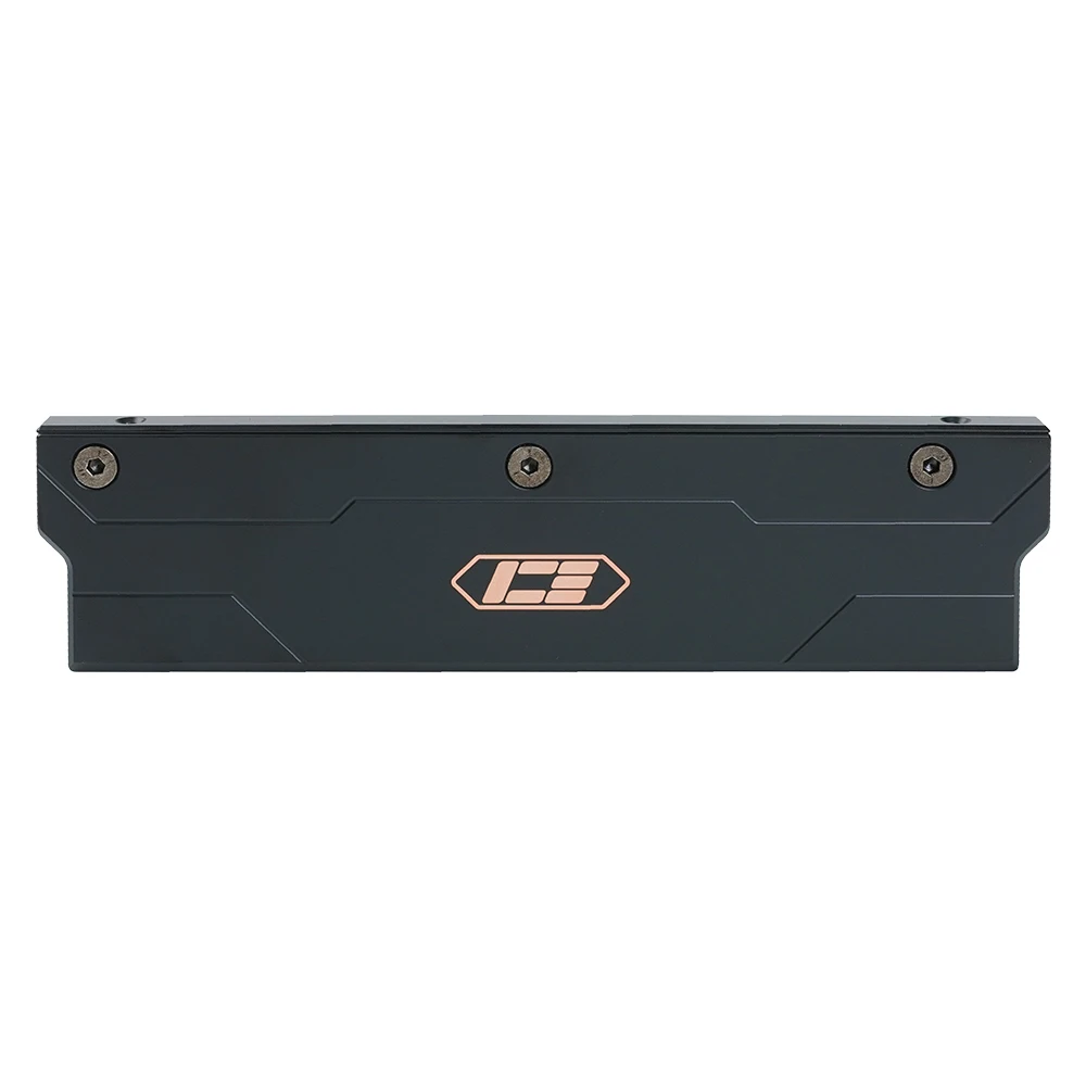IceManCooler 전체 구리 RAM 메모리 방열판 분산 조끼, DDR5,DDR4,DDR3, 전기 영동, 열 패드 포함, 검정색 제공