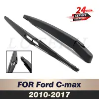 Wiper 12" Rear Wiper Blade & Arm Set Kit For Ford C-max 2010-2017 2011 2012 2013 2014 2015 Windshield Windscreen Rear Window 1