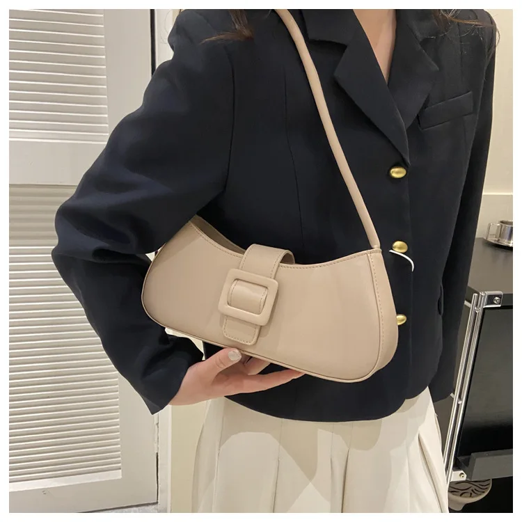 

Fashion Handlebags for Women PU Leather Square Bags Leisure Armpit Bag Shoulder Bags Dumpling Underarm Handbag Female Hand Bags