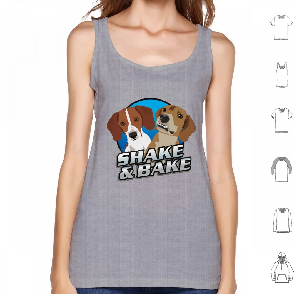 Shake And Bake Canotte Gilet Senza Maniche Beagle Dog Hound Pet Animal Basset Hound Pug Pugle Cute Puppy