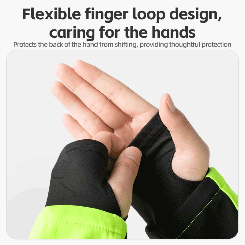 ROCKBROS Winter Cycling Suit Set Warm Fleece Thermal Windproof Coat Outdoor Sports Jacket Skiing Bicycle Suit Sports Clothing cycling jacket cycling clothes