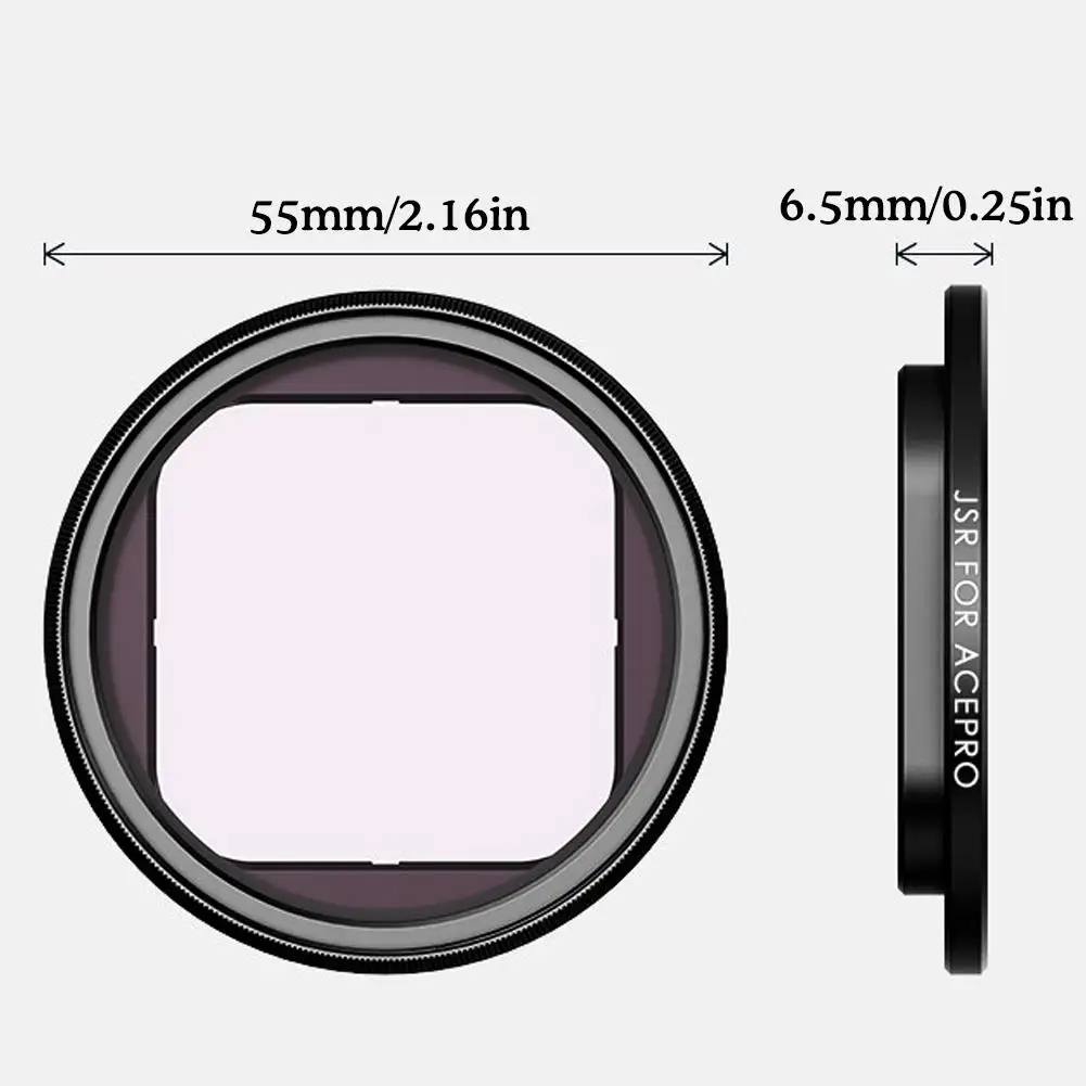 Insta360 Ace Pro 어댑터 필터, 52mm 필터 호환, 다중 슬라이스, 겹쳐 쌓인 필터 어댑터 프레임
