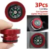 Cigarette Lighter Plug Cap Dustproof Waterproof Compass Car Cigarette Outlet Cover Compass Cigarette Socket Plug Car Accessories 1