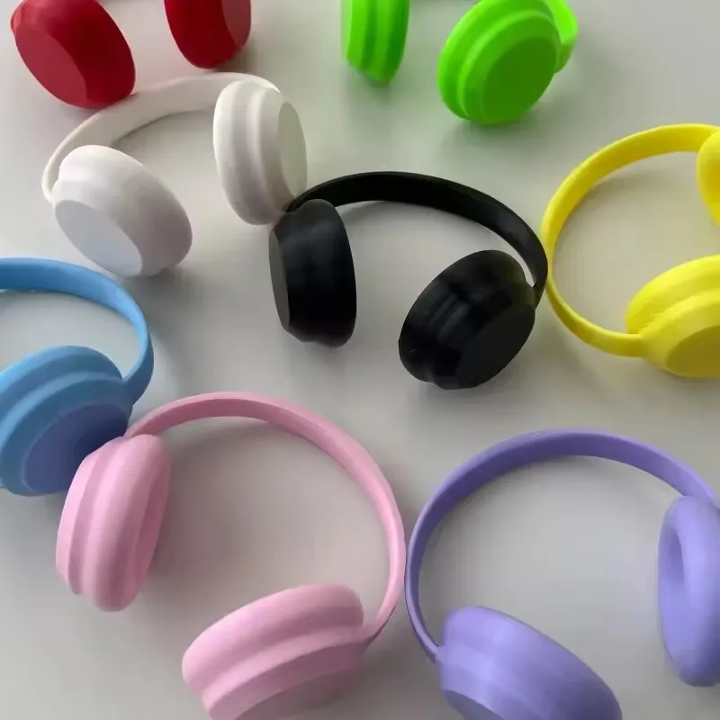 For Labubu 17cm Macaron Color Cotton Doll Earphone Accessories 10cm Fashion Earphones Cute Doll Earphones