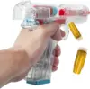 2023Transparent Glock Toy Gun Outdoor Soft Bullets Manual Pistol Toy Airsoft CS Game Ejection Handgun For Boys Birthday Gift 4