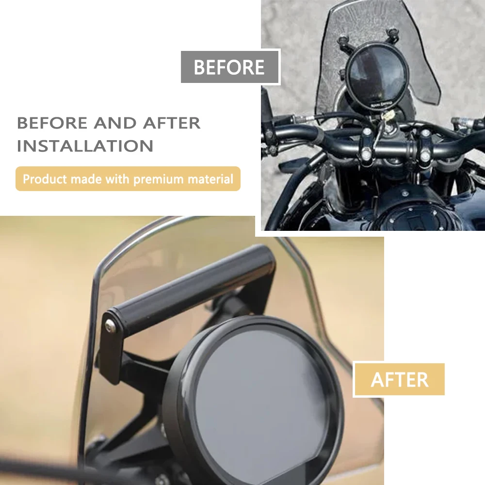 For Himalayan 450 himalayan450 Motorcycle Accessories Phone Holder Stand GPS Navigation Plate Bracket motorcycle bracket