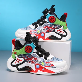 Scarpe da Ginnastica per Bambini, Sneakers alla Moda per Ragazzi, Scarpe Sportive Traspiranti in Mesh, Nuovo Design 2026