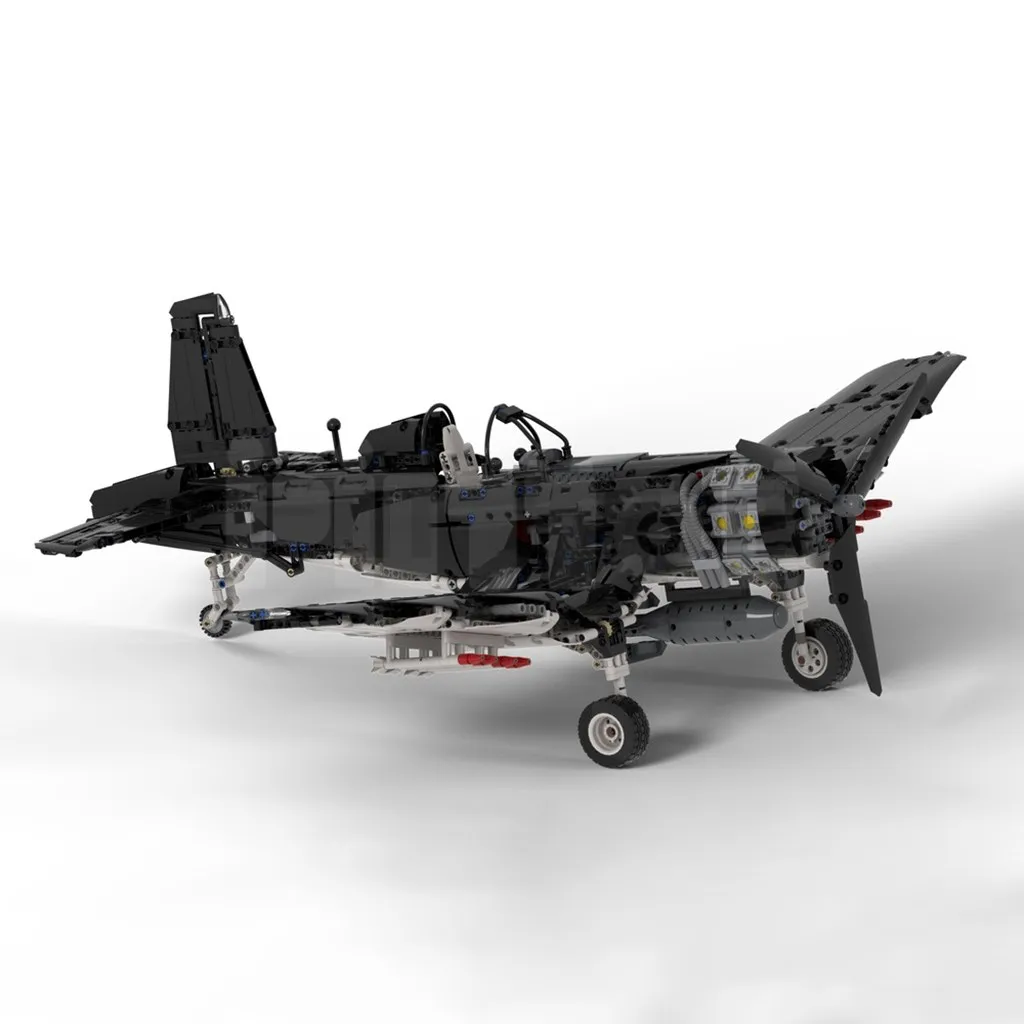 

Детский конструктор F4U Corsair от Joebot360, модель самолета, сращенная электрическая игрушка-пазл, подарок для детей