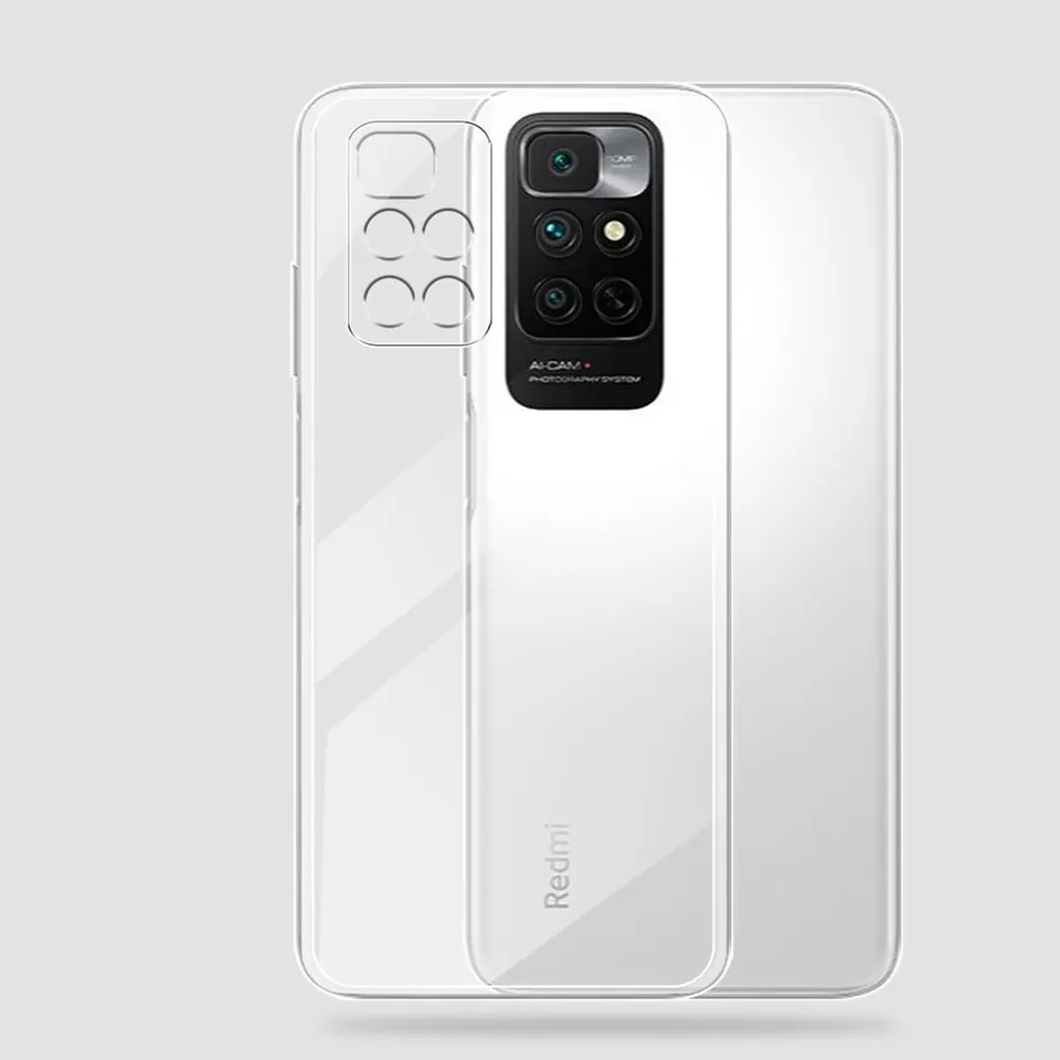 Custodia HONLEN Per Redmi 10 E Redmi 10 2022: Copertina Silicone TPU Sfumata Trasparente Con Angoli Rinforzati - 4