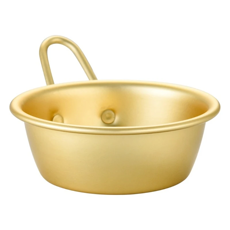 

Новая корейская желтая миска, маленькая миска для воды, миска для риса, органайзер, контейнер для женщин, мужчин, детей, для еды