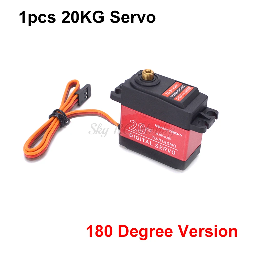 Heavy-Duty Waterproof Digital Servo with Metal Gears and 25T Arm