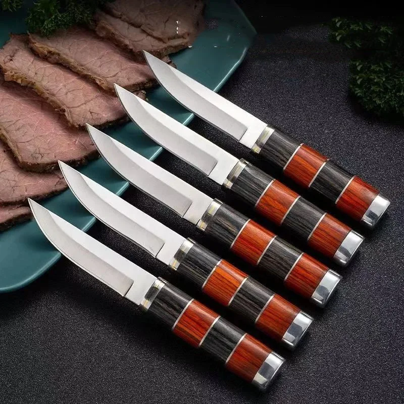 Small Pocket Knife Multi-function Stainless Steel Cutting Cleaver for Fruit Vegetable Slicing Home Cooking BBQ Tools kitchen knife