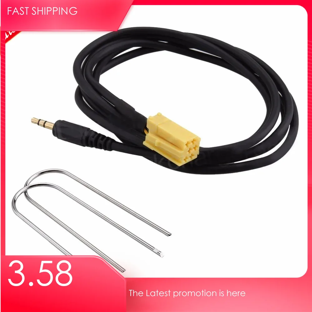 

With Two Radio Keys For Fiat Grande Punto Al-fa 159 Car Stereo Aux input Vehicle Lead Cable Adaptor 3.5MM Audio Player