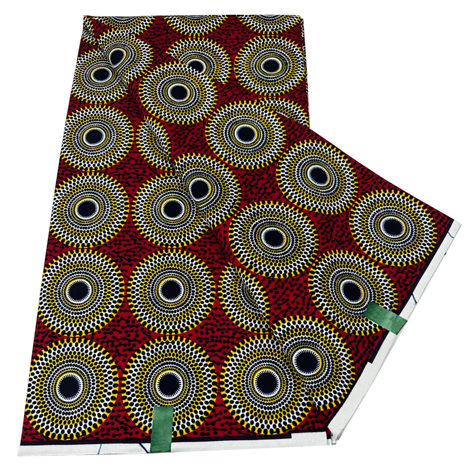 Veritable Wax Guaranteed Real wax print fabric dutch hollandais pagne africa Dress Cotton