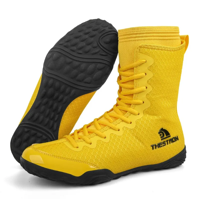 Professional Wrestling Shoes Competition Training Shoe Breathable Non-slip Fighting Sanda Boxing Shoes Free Fighting Sports Shoe