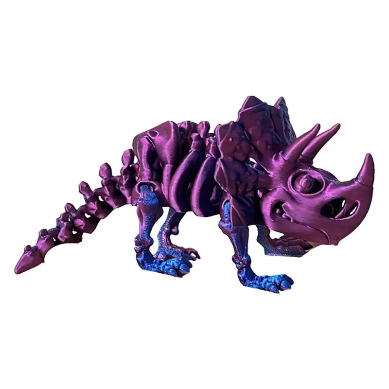 

Трехмерная экшн-фигурка Triceratops, модель «сделай сам», модель динозавра, декоративная фигурка «сделай сам» для детской комнаты, гостиной, автомобиля