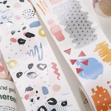 

Simple Picture Book Washi Tape Graffiti Flower Plant Masking Tape Decorative Adhesive Tape Sticker Scrapbooking Diary Stationery