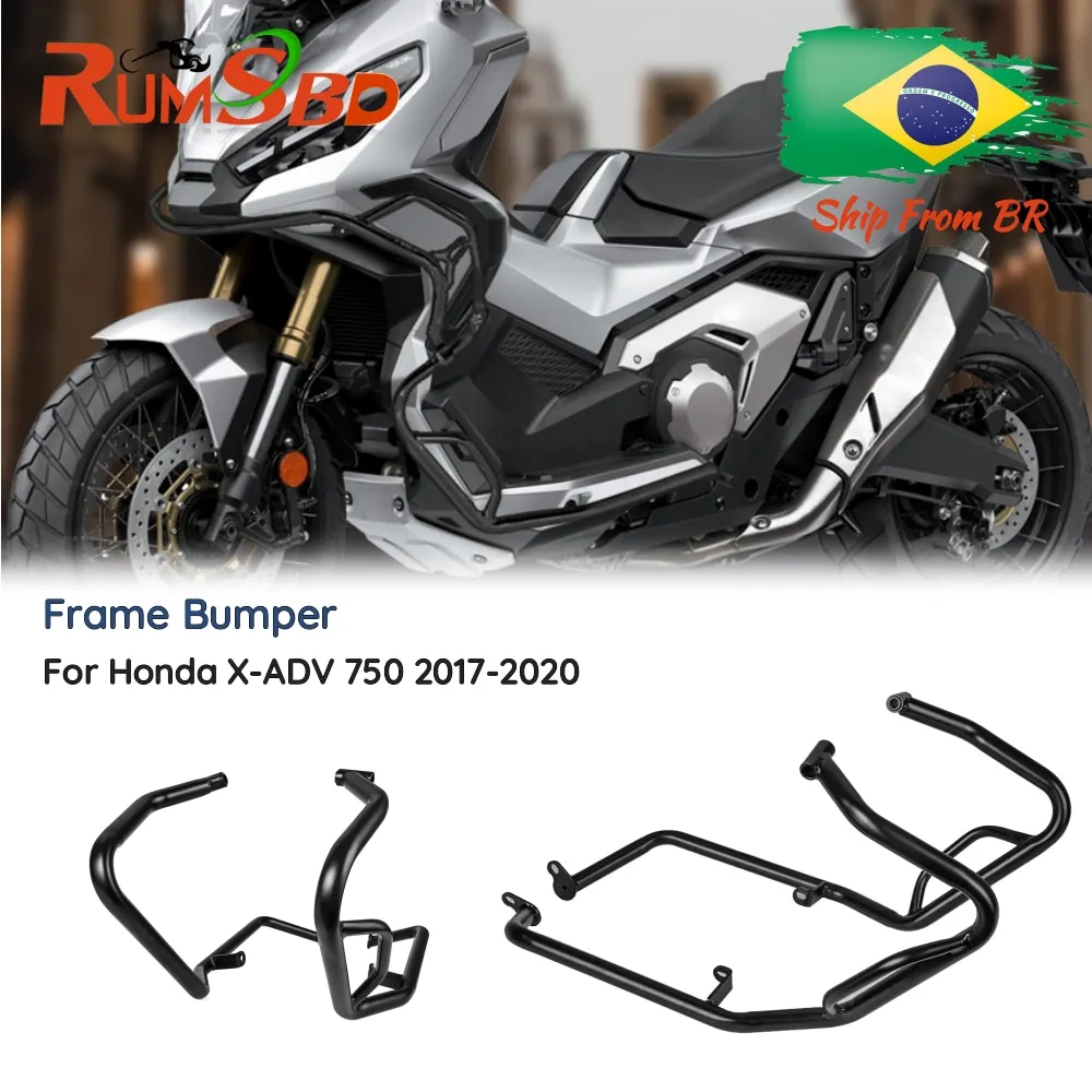 LLIDFONK Vorderachse Pads Für Honda X-ADV 750 & Forza 750 - Absturzschutz Grau