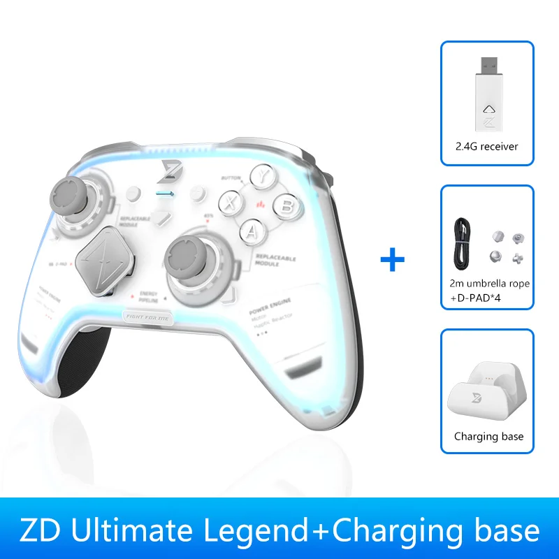 Zd Ultimate Legend Game Controller Elite Modular Sensory Rgb Switch Phone Blueto