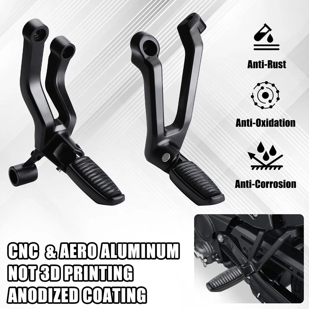 

New Motorcycle Passenger Foot Pegs Suppot Foot Rests Pedal Kit For Nightster 975 RH975 Nightster RH975 2022