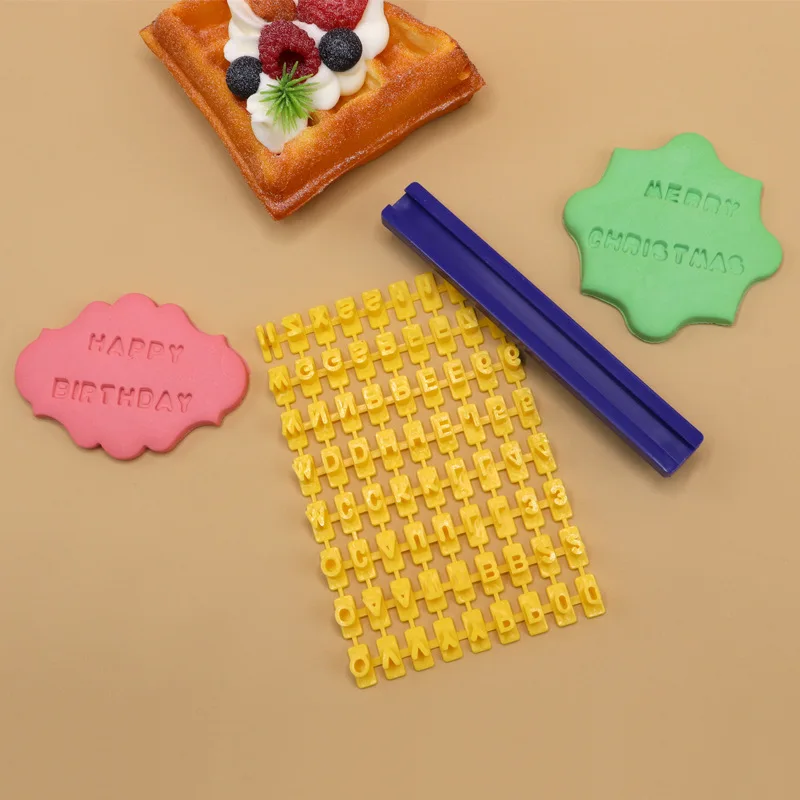 Polymer Clay Presser Stamp Embosser Mold Sealing Tools Ceramic Art Alphabet Number Letter Diy Embossing Pottery polymer clay cutter silicone mold