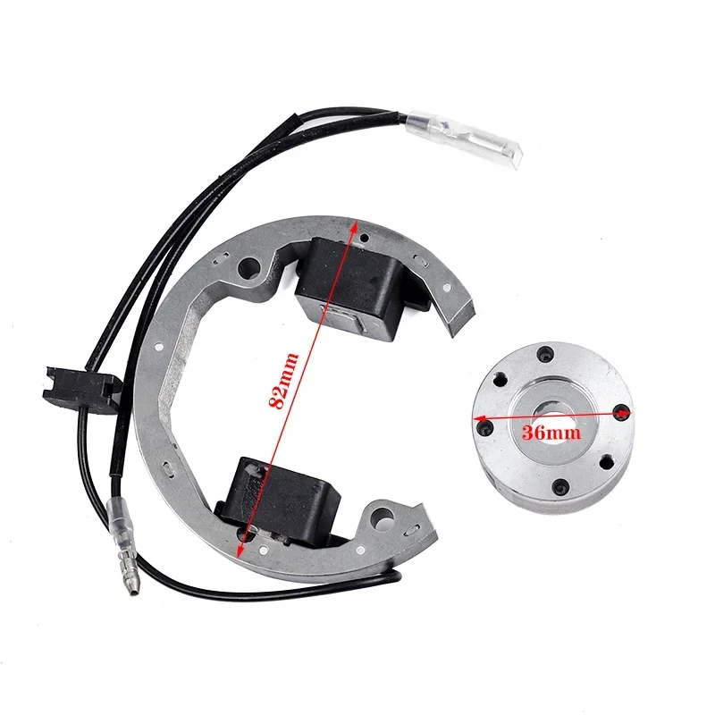 Motorcycle Ignition Coil 50cc Accessories for 50 SX Electric and Ignition Internal Rotor Stator Magneto Gy6