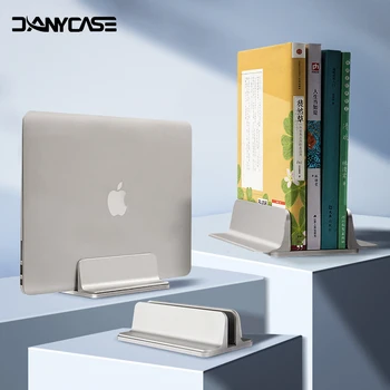Vertical Laptop Stand Holder Foldable Aluminum Notebook Stand Laptop Tablet Stand Support For Macbook Air Pro PC 13-17 inch 1