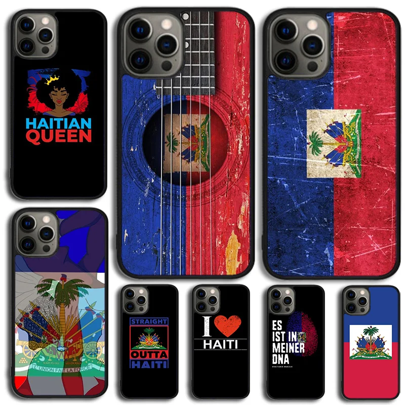 Haiti Haitian Flag Phone Case Cover For Iphone 14 Se 2020 Xr Xs 11 12